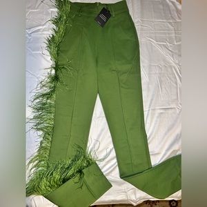 Hanifa Ava Pants Olive green NWT